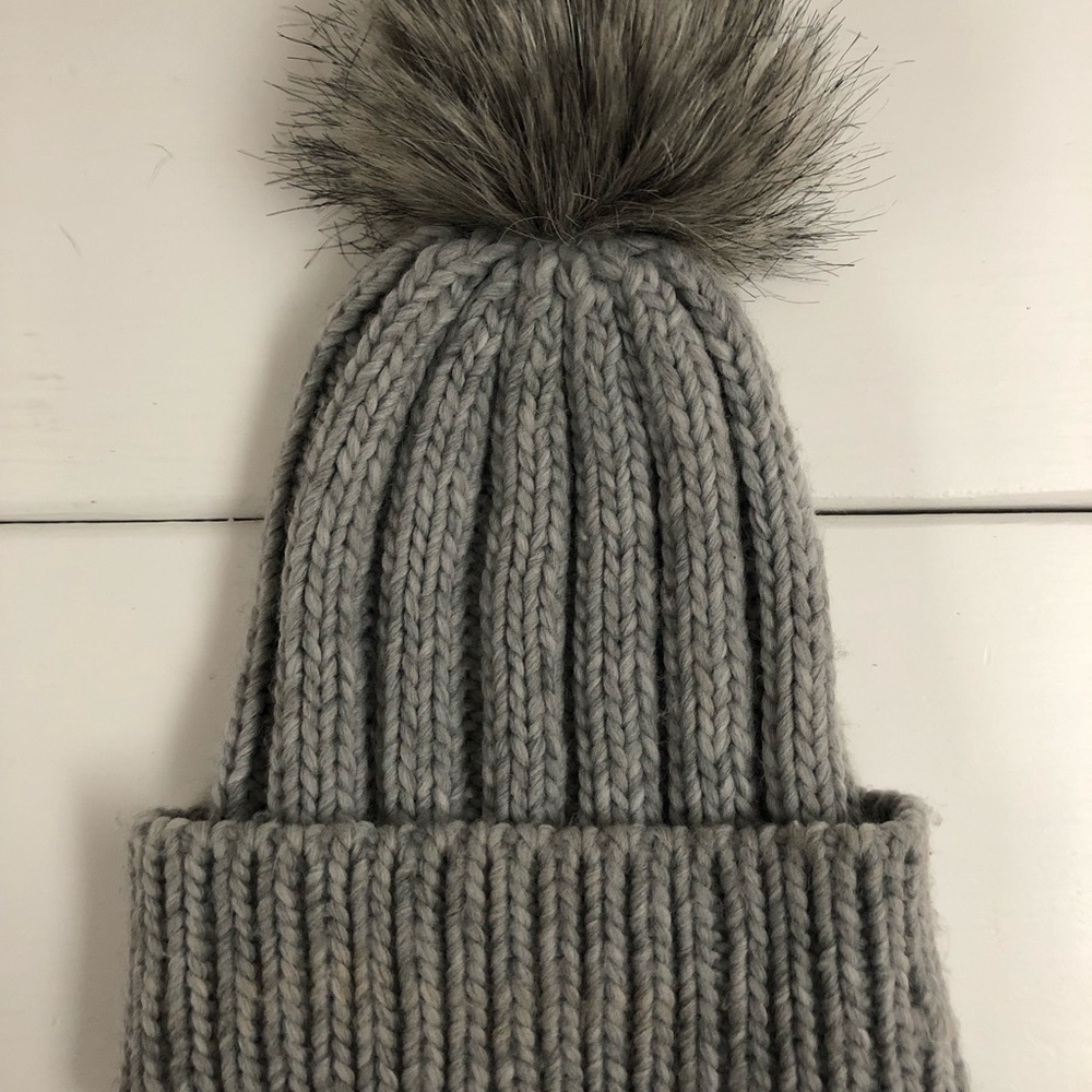 Gray beanie